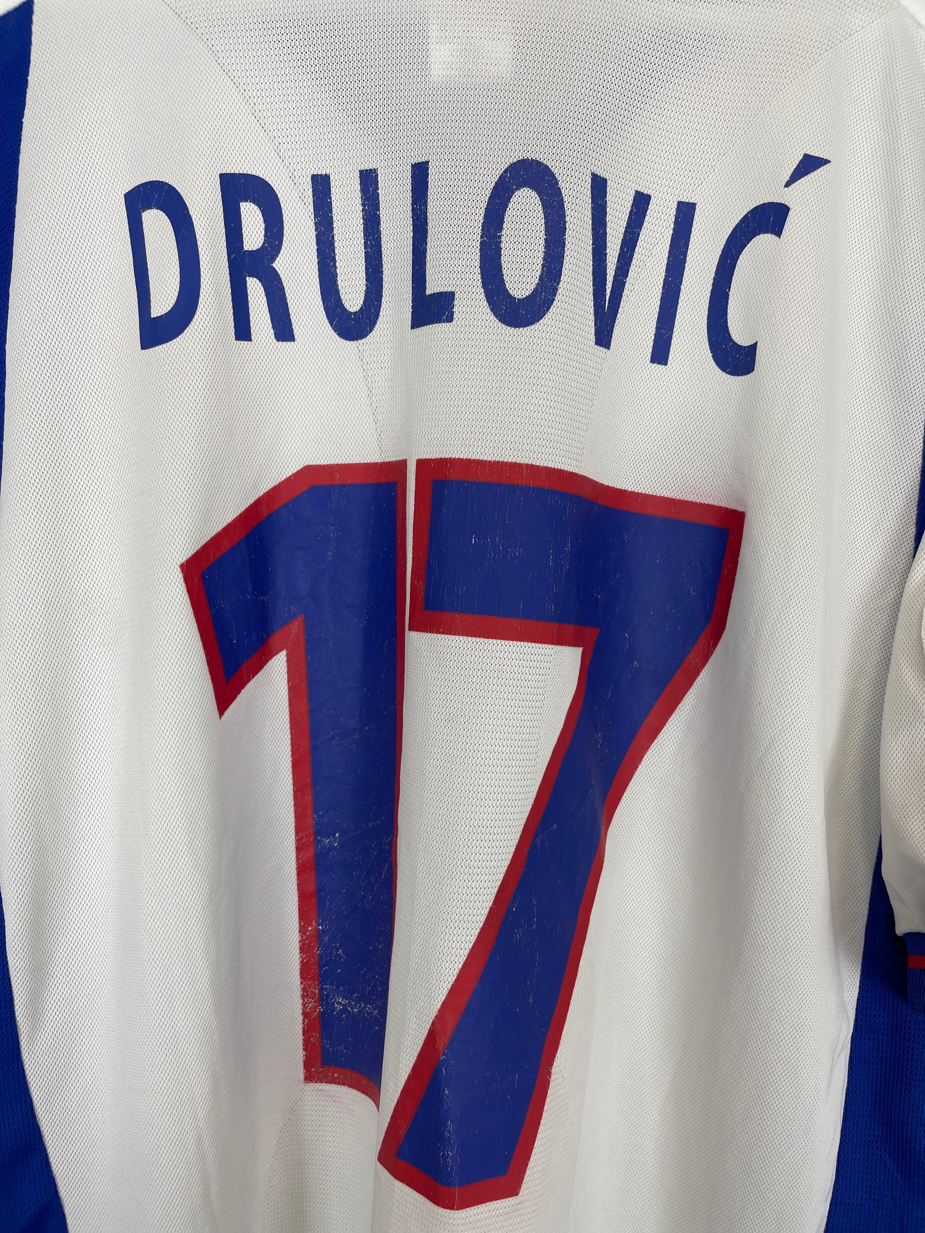Shop 2000/01 YUGOSLAVIA DRULOVIC #17 *MATCH ISSUE* AWAY SHIRT (L) ADIDAS, classic football shirts, vintage football shirts & retro soccer jerseys at Cult Kits