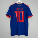 Shop 2018/19 COLOMBIA JAMES #10 AWAY SHIRT (L) ADIDAS, classic football shirts, vintage football shirts & retro soccer jerseys at Cult Kits