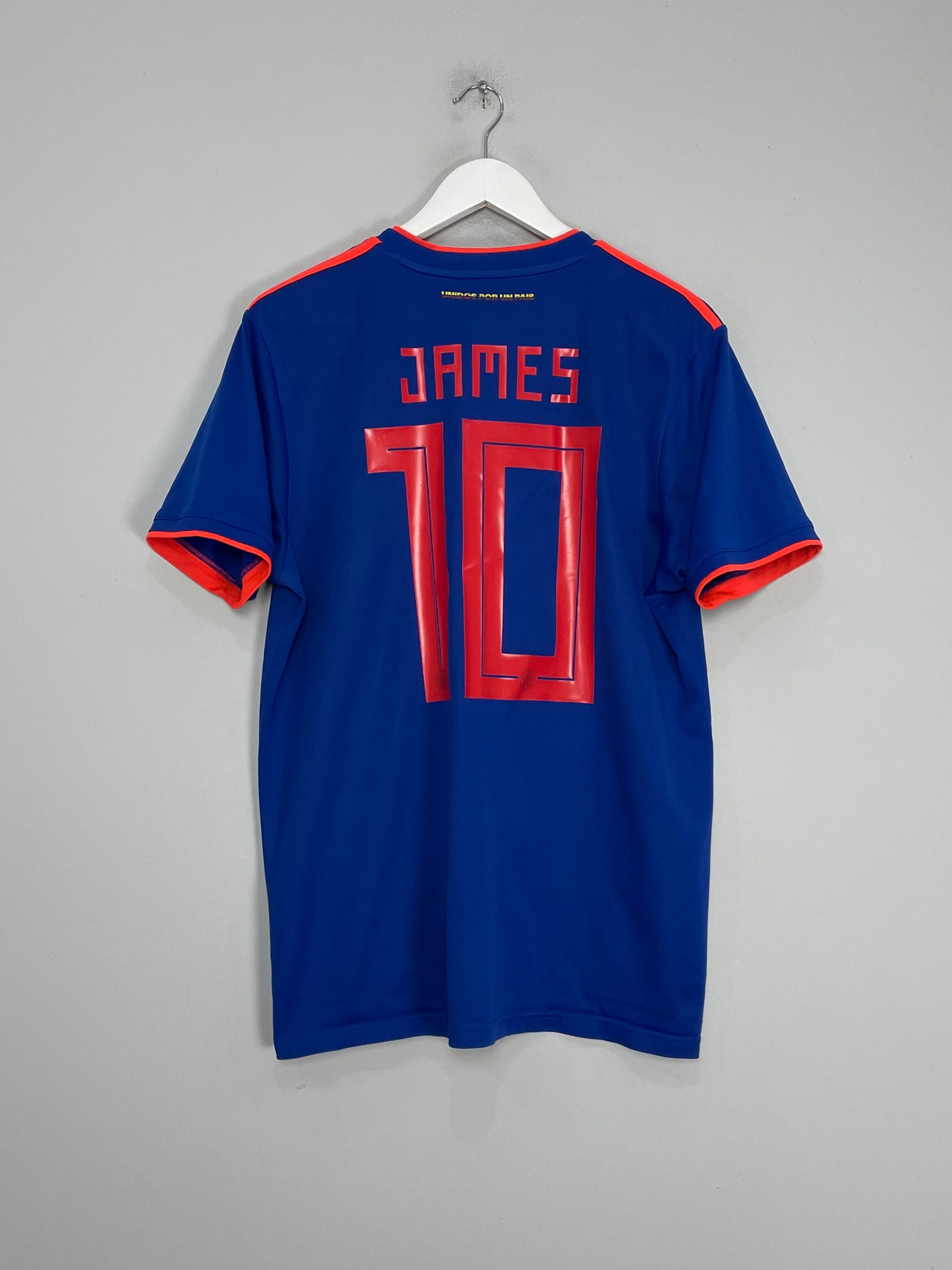 Shop 2018/19 COLOMBIA JAMES #10 AWAY SHIRT (L) ADIDAS, classic football shirts, vintage football shirts & retro soccer jerseys at Cult Kits