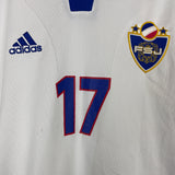 Shop 2000/01 YUGOSLAVIA DRULOVIC #17 *MATCH ISSUE* AWAY SHIRT (L) ADIDAS, classic football shirts, vintage football shirts & retro soccer jerseys at Cult Kits