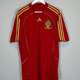 Shop 2008/10 SPAIN HOME SHIRT (L) ADIDAS, classic football shirts, vintage football shirts & retro soccer jerseys at Cult Kits