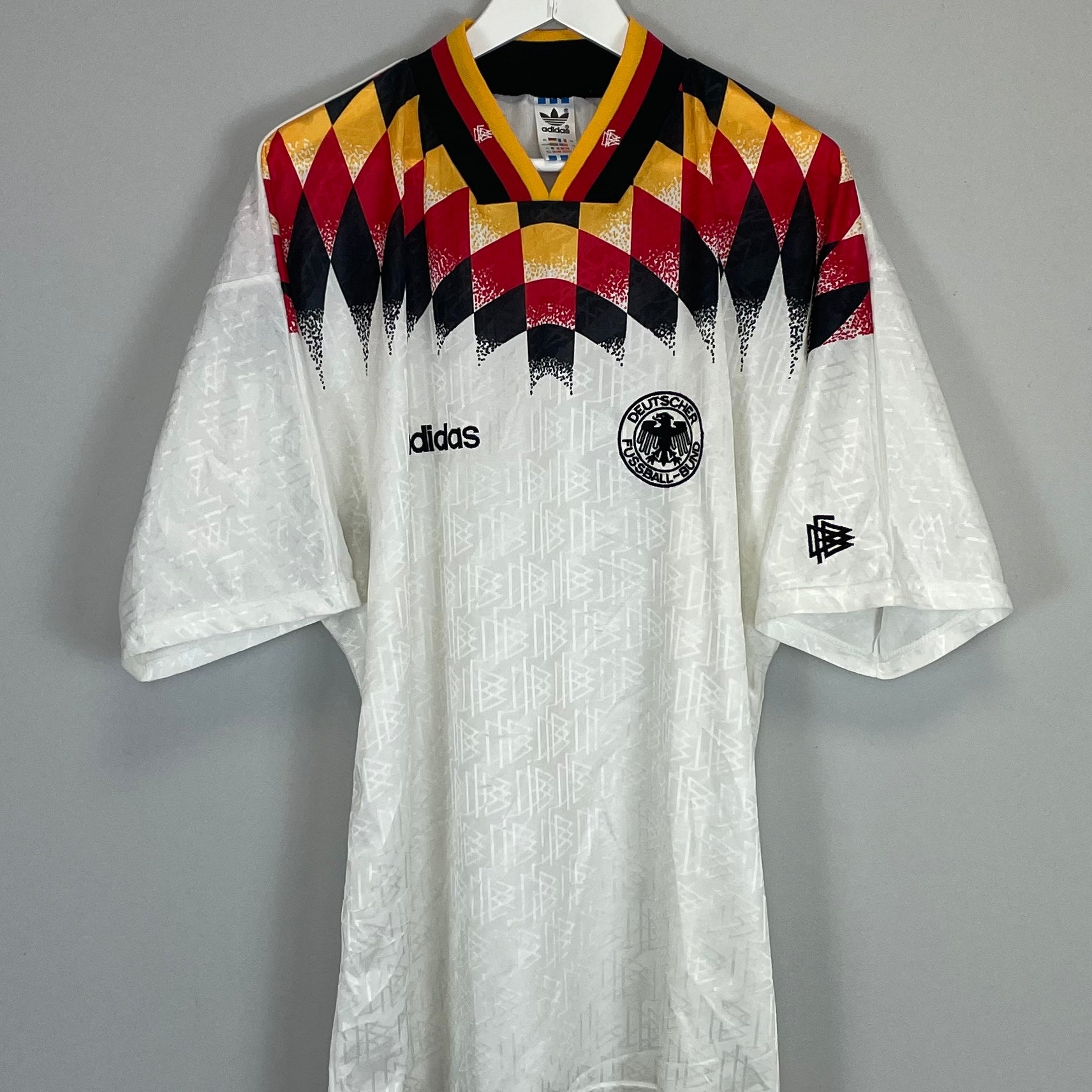 Shop 1994/96 GERMANY HOME SHIRT (XL) ADIDAS, classic football shirts, vintage football shirts & retro soccer jerseys at Cult Kits