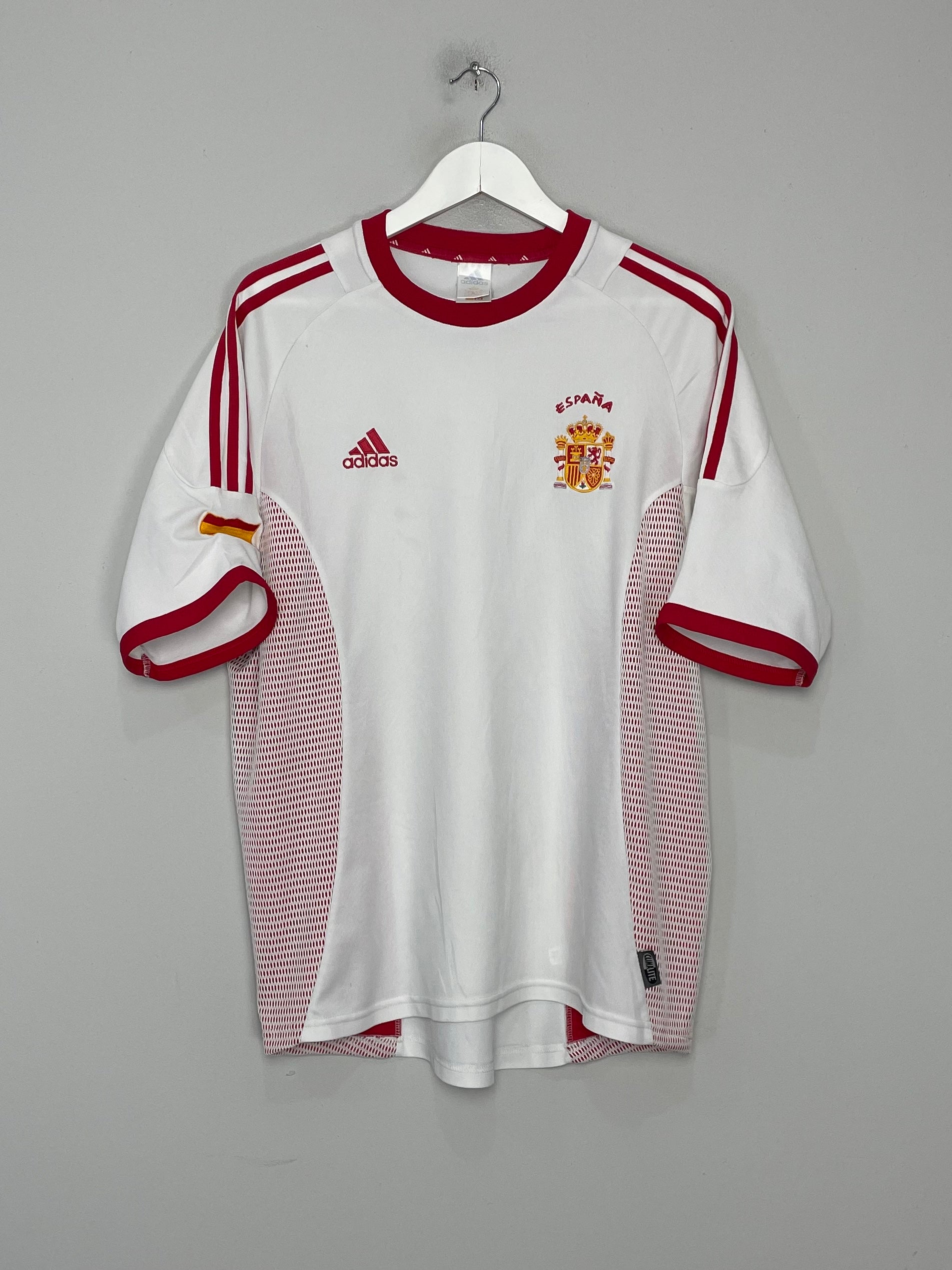 Shop 2002/04 SPAIN AWAY SHIRT (L) ADIDAS, classic football shirts, vintage football shirts & retro soccer jerseys at Cult Kits