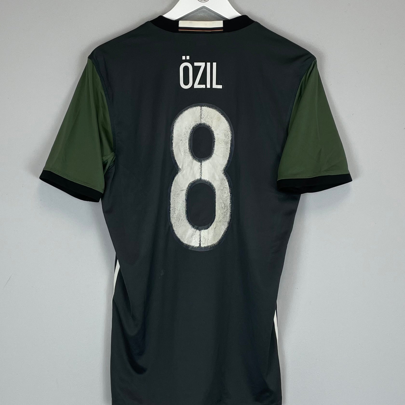 Shop 2015/16 GERMANY OZIL #8 AWAY SHIRT (M) ADIDAS, classic football shirts, vintage football shirts & retro soccer jerseys at Cult Kits