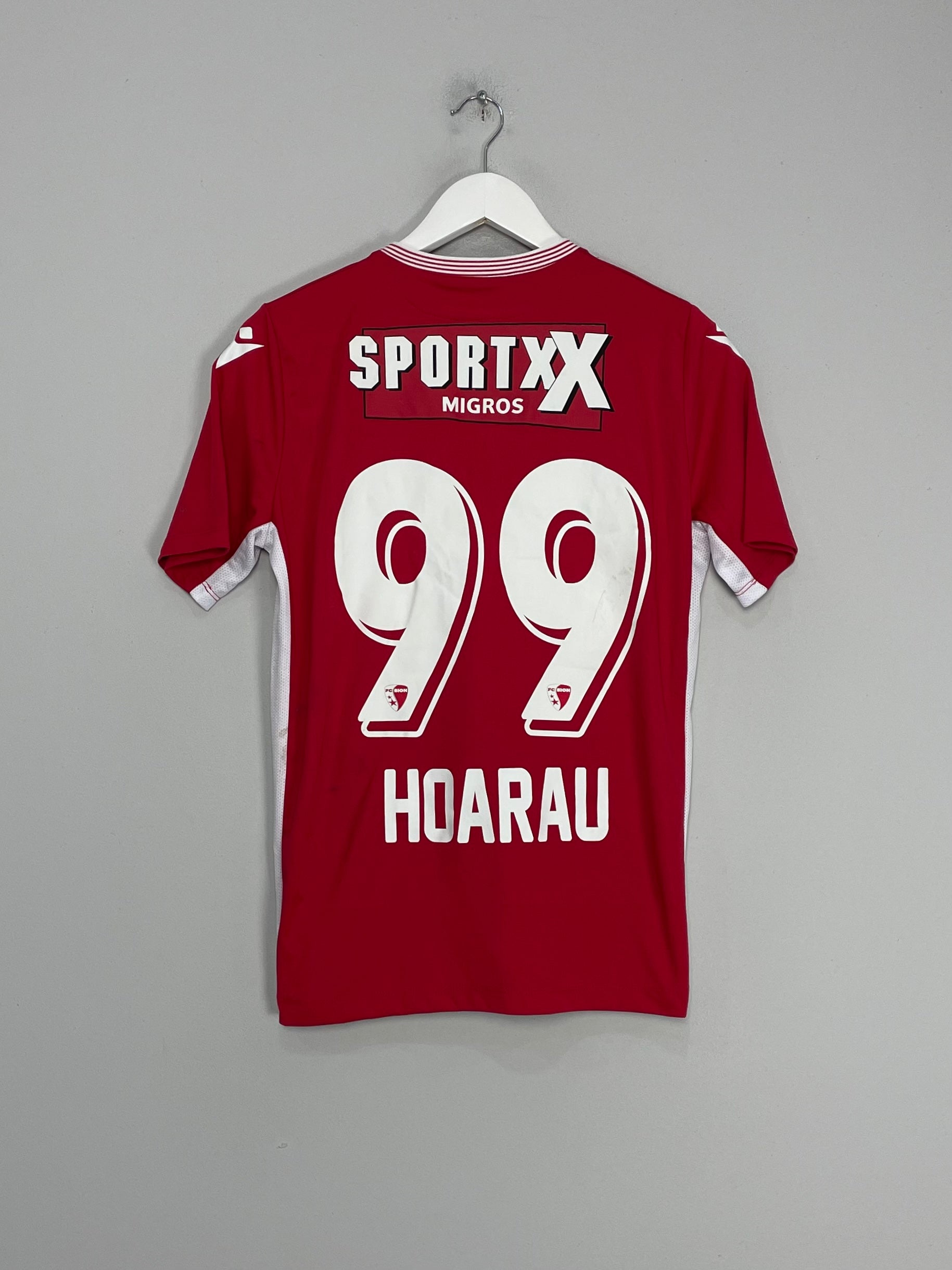 Shop 2022/23 FC SION HOARAU #99 HOME SHIRT (S) MACRON, classic football shirts, vintage football shirts & retro soccer jerseys at Cult Kits