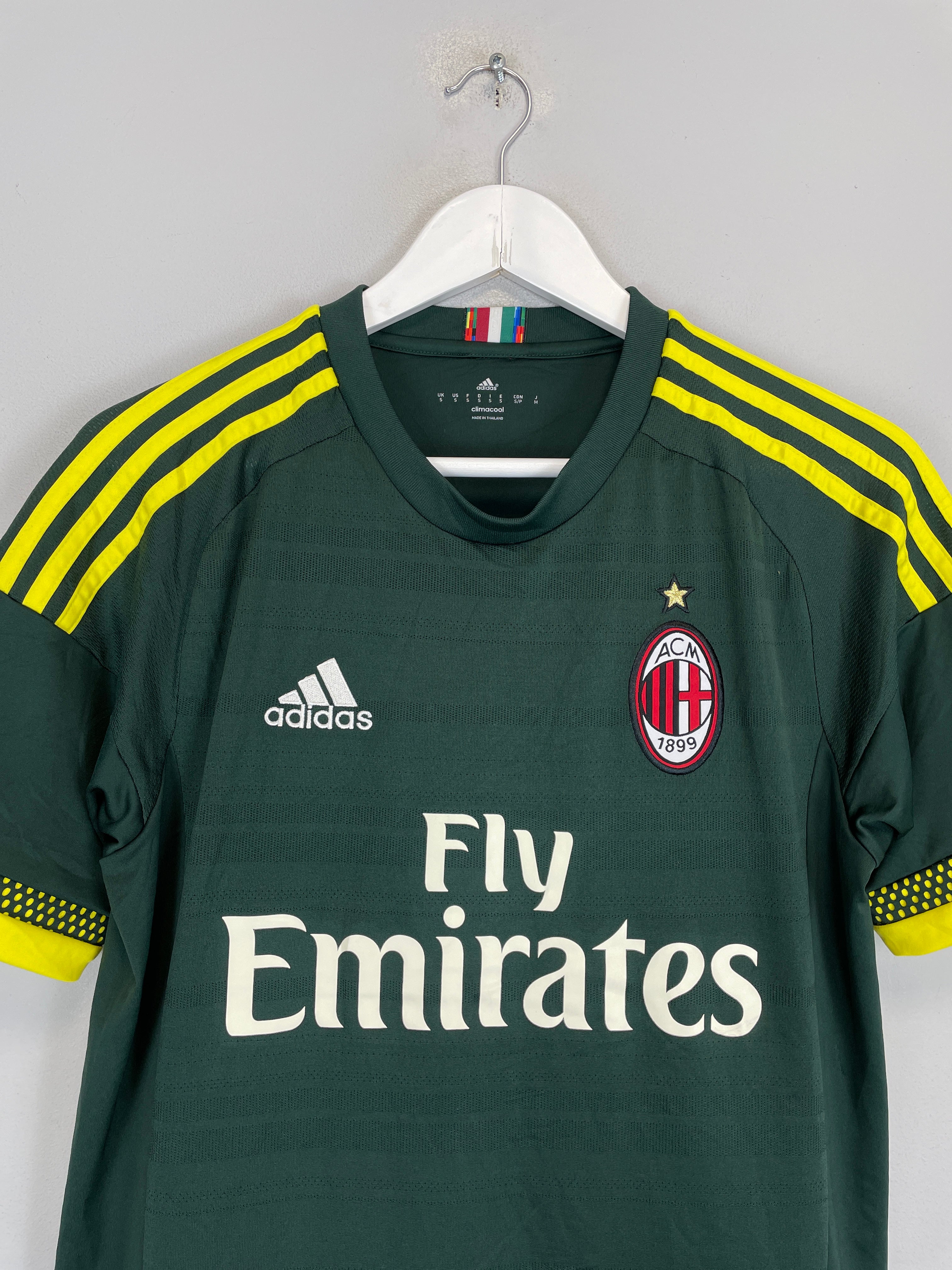 Shop 2015/16 AC MILAN THIRD SHIRT (S) ADIDAS, classic football shirts, vintage football shirts & retro soccer jerseys at Cult Kits