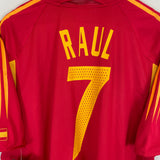 2004/06 SPAIN RAUL #7 *BNWT* HOME SHIRT (XL) ADIDAS