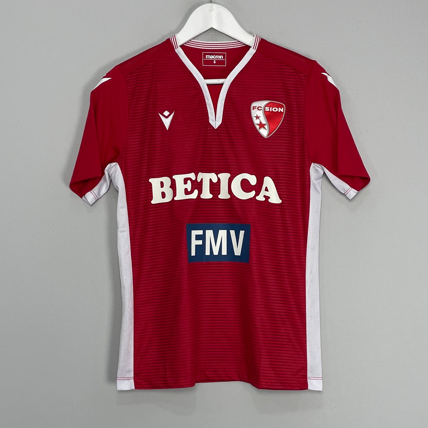 Shop 2022/23 FC SION HOARAU #99 HOME SHIRT (S) MACRON, classic football shirts, vintage football shirts & retro soccer jerseys at Cult Kits
