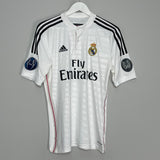 Shop 2014/15 REAL MADRID RONALDO #7 C/L HOME SHIRT (S) ADIDAS, classic football shirts, vintage football shirts & retro soccer jerseys at Cult Kits
