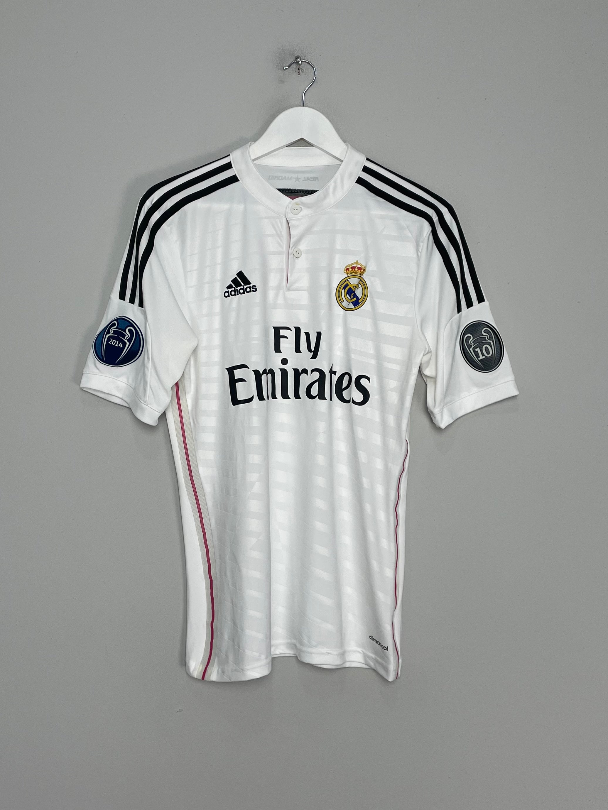 Shop 2014/15 REAL MADRID RONALDO #7 C/L HOME SHIRT (S) ADIDAS, classic football shirts, vintage football shirts & retro soccer jerseys at Cult Kits