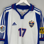 Shop 2000/01 YUGOSLAVIA DRULOVIC #17 *MATCH ISSUE* AWAY SHIRT (L) ADIDAS, classic football shirts, vintage football shirts & retro soccer jerseys at Cult Kits