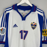 Shop 2000/01 YUGOSLAVIA DRULOVIC #17 *MATCH ISSUE* AWAY SHIRT (L) ADIDAS, classic football shirts, vintage football shirts & retro soccer jerseys at Cult Kits