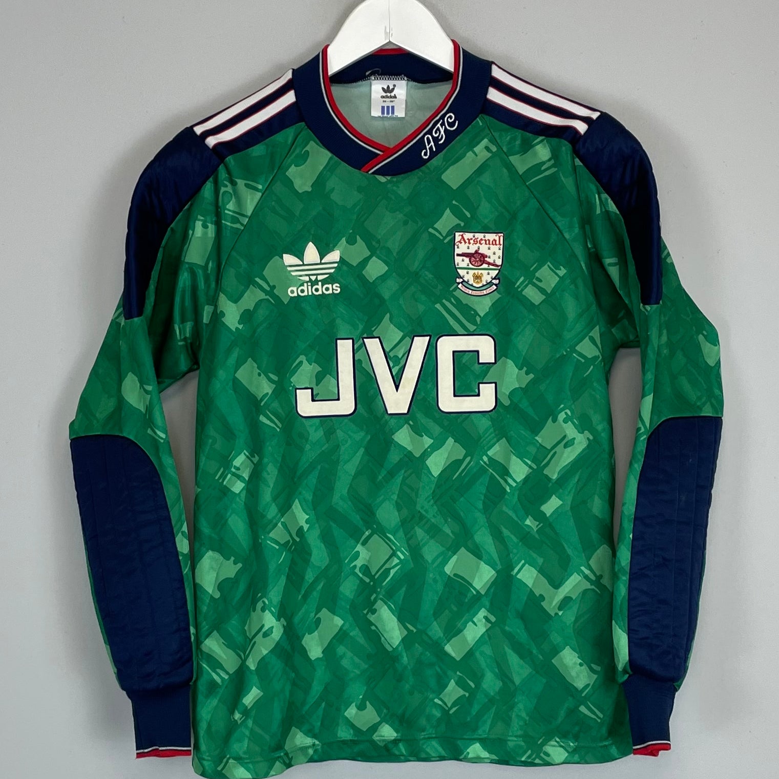 Shop 1990/91 ARSENAL GK SHIRT (S) ADIDAS, classic football shirts, vintage football shirts & retro soccer jerseys at Cult Kits