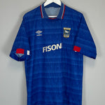 1989/92 IPSWICH TOWN HOME SHIRT (L) UMBRO