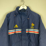 1998/00 FRANCE BENCH COAT (L) ADIDAS