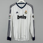 Shop 2012/13 REAL MADRID RONALDO #7 L/S HOME SHIRT (M) ADIDAS, classic football shirts, vintage football shirts & retro soccer jerseys at Cult Kits