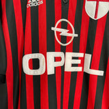 1999/00 AC MILAN CENTENARY HOME SHIRT (L) ADIDAS