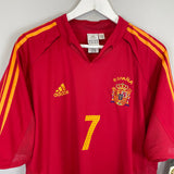 2004/06 SPAIN RAUL #7 *BNWT* HOME SHIRT (XL) ADIDAS