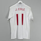 Shop 2009/10 ENGLAND J.COLE #11 HOME SHIRT (L) UMBRO, classic football shirts, vintage football shirts & retro soccer jerseys at Cult Kits