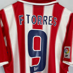 Shop 2003/04 ATLETICO MADRID F.TORRES #9 HOME SHIRT (M) NIKE, classic football shirts, vintage football shirts & retro soccer jerseys at Cult Kits