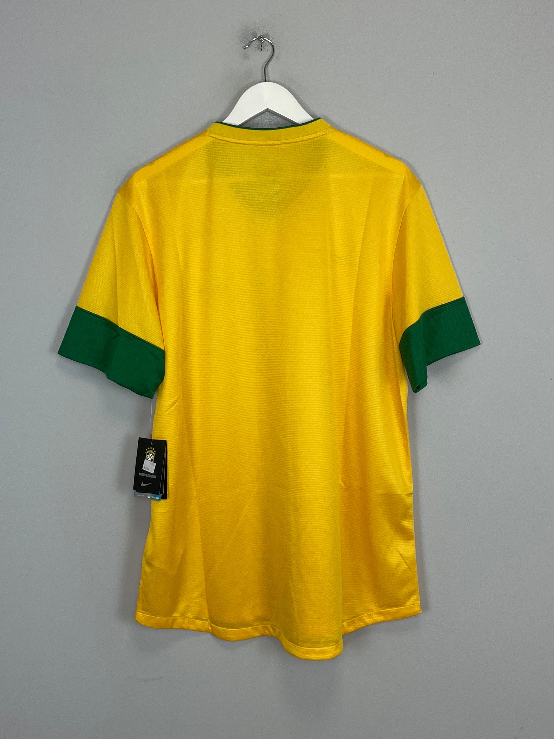 Shop 2012/13 BRAZIL *BNWT* HOME SHIRT (XL) NIKE, classic football shirts, vintage football shirts & retro soccer jerseys at Cult Kits