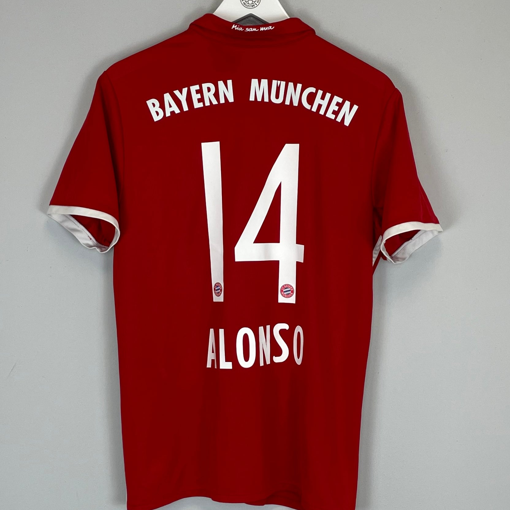 Shop 2016/17 BAYERN MUNICH ALONSO #14 HOME SHIRT (L) ADIDAS, classic football shirts, vintage football shirts & retro soccer jerseys at Cult Kits