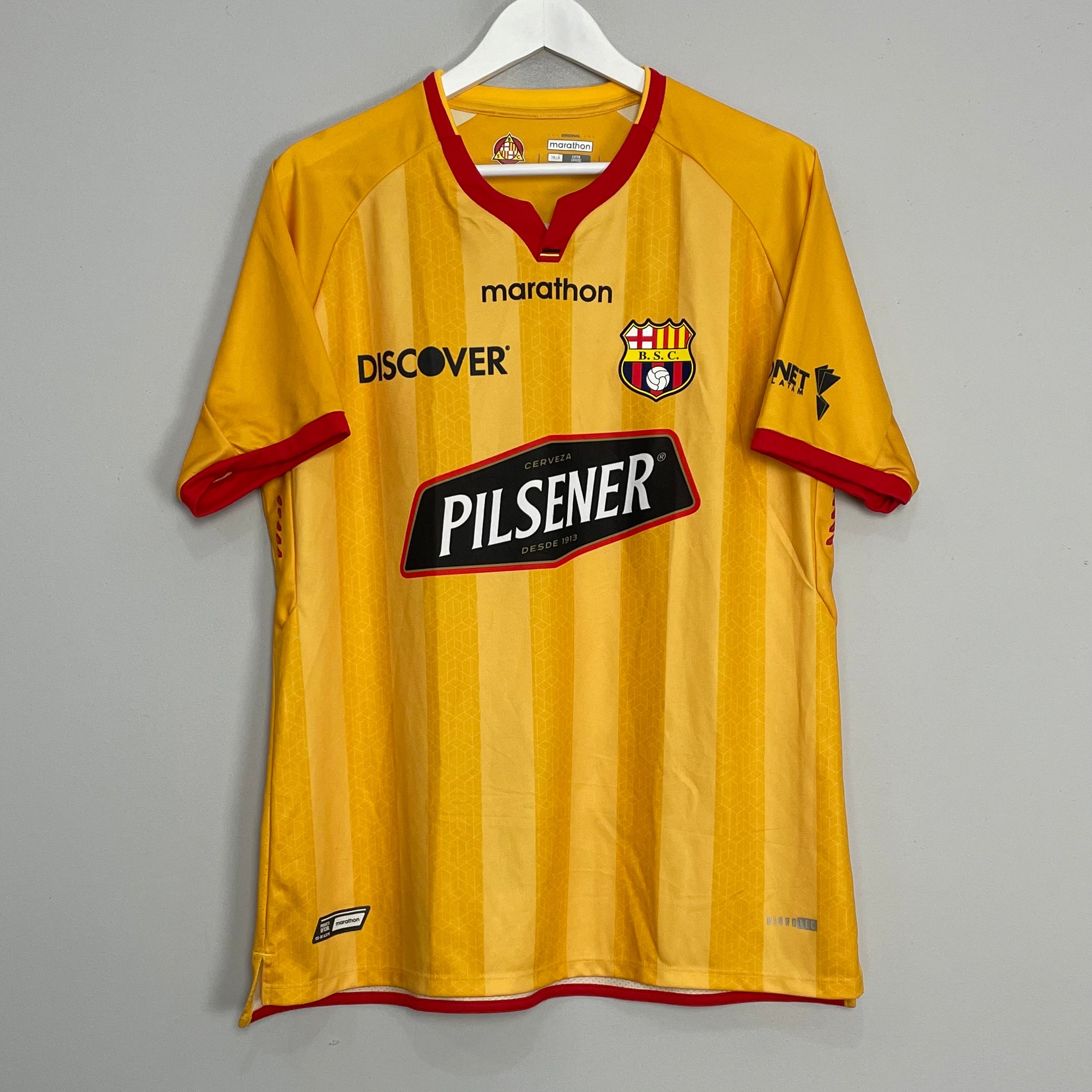 Shop 2021/22 BARCELONA SC GONZALEZ #8 HOME SHIRT (XL) MARATHON, classic football shirts, vintage football shirts & retro soccer jerseys at Cult Kits