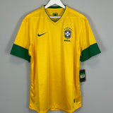 Shop 2012/13 BRAZIL *BNWT* HOME SHIRT (XL) NIKE, classic football shirts, vintage football shirts & retro soccer jerseys at Cult Kits