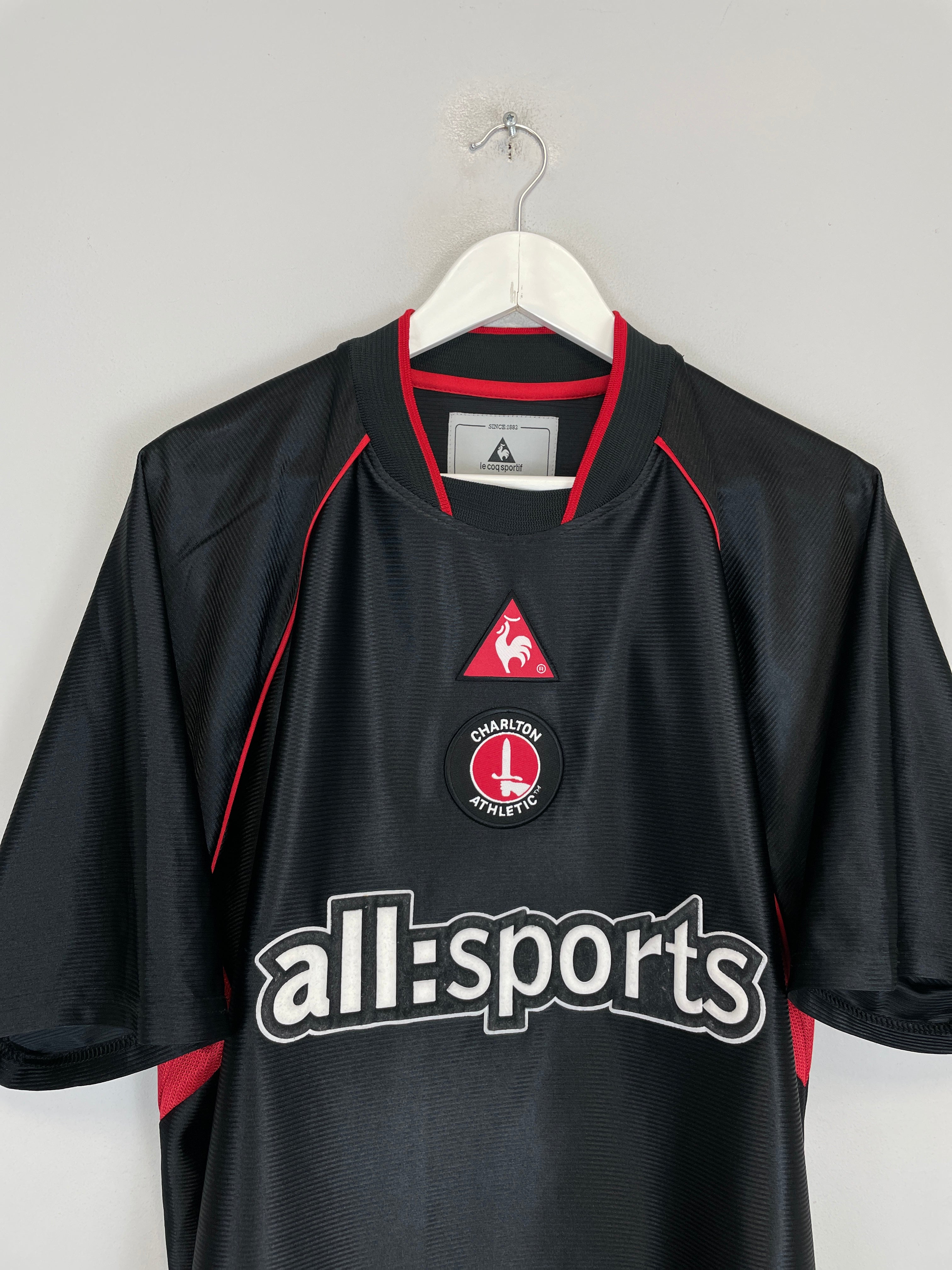 Shop 2002/03 CHARLTON ATHLETIC JOHANSSON #21 AWAY SHIRT (XL) LE COQ, classic football shirts, vintage football shirts & retro soccer jerseys at Cult Kits