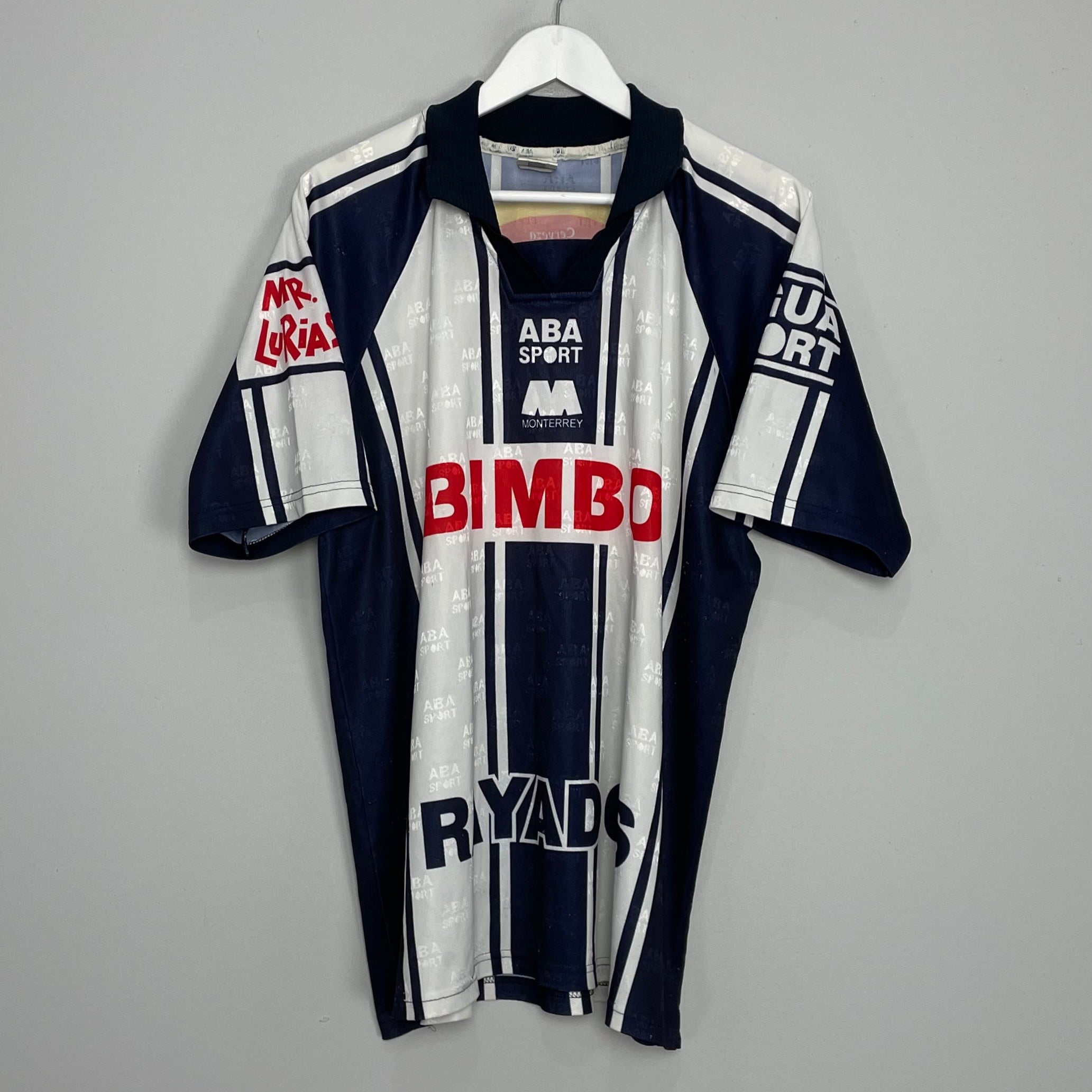 Shop 1997/99 MONTERREY HOME SHIRT (XL) ABA SPORT, classic football shirts, vintage football shirts & retro soccer jerseys at Cult Kits