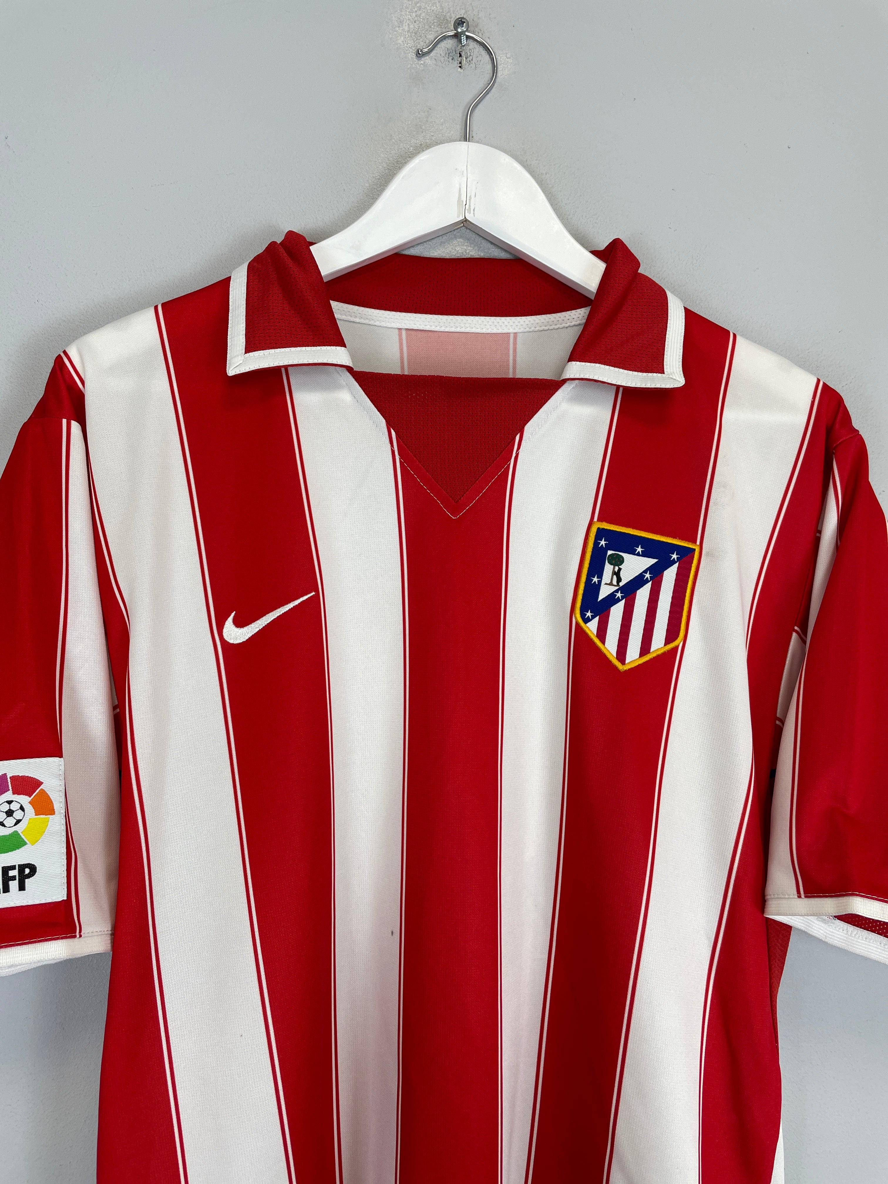 Shop 2003/04 ATLETICO MADRID F.TORRES #9 HOME SHIRT (M) NIKE, classic football shirts, vintage football shirts & retro soccer jerseys at Cult Kits