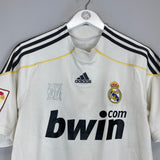 2009/10 REAL MADRID RONALDO #9 HOME SHIRT (M) ADIDAS