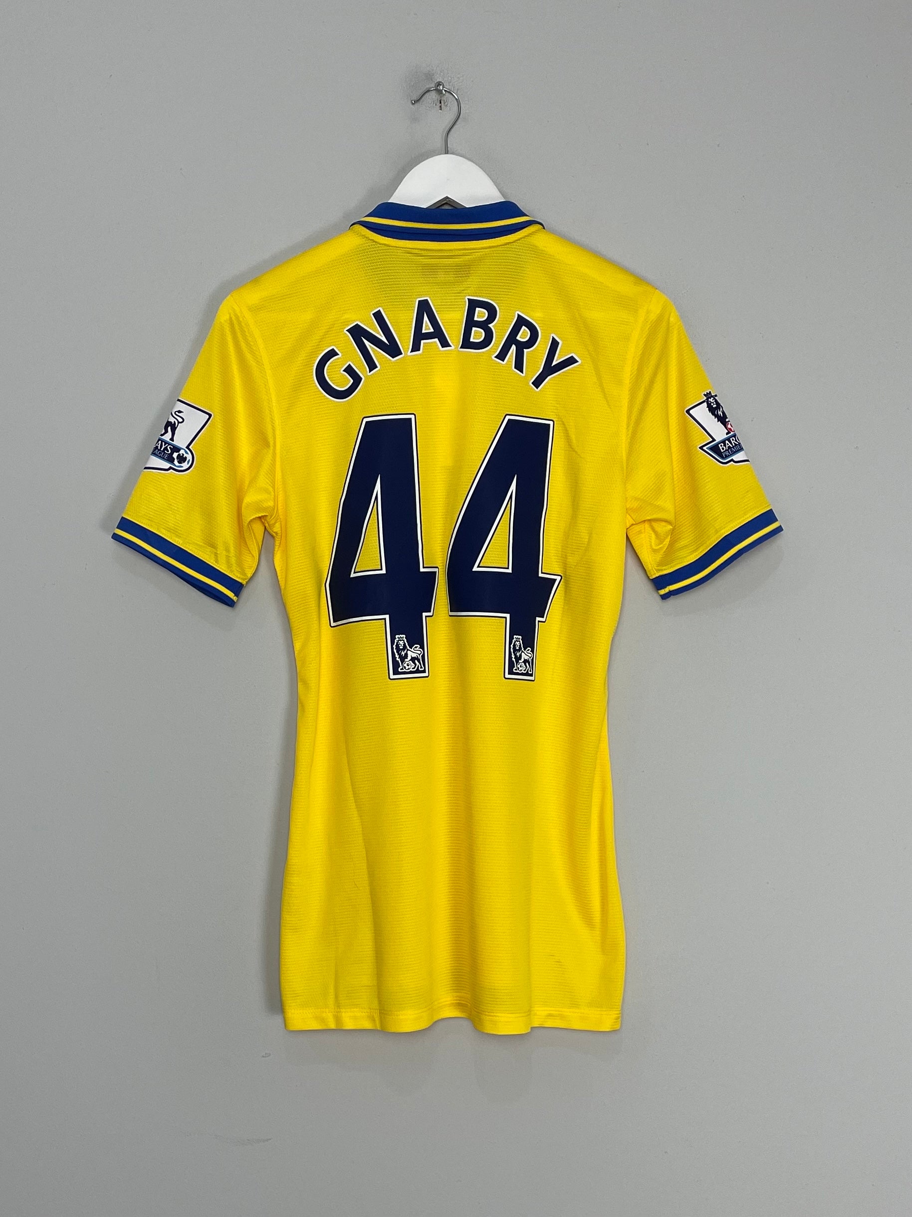 2013/14 ARSENAL GNABRY #44 *PLAYER ISSUE* AWAY SHIRT (M) NIKE