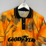 Shop 1992/93 WOLVES HOME SHIRT (M) MOLINEUX, classic football shirts, vintage football shirts & retro soccer jerseys at Cult Kits