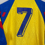 Shop 1991/92 FARNBOROUGH TOWN #7 HOME SHIRT (L) PRO STAR, classic football shirts, vintage football shirts & retro soccer jerseys at Cult Kits