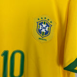 2006/08 BRAZIL RONALDINHO #10 HOME SHIRT (XL) NIKE