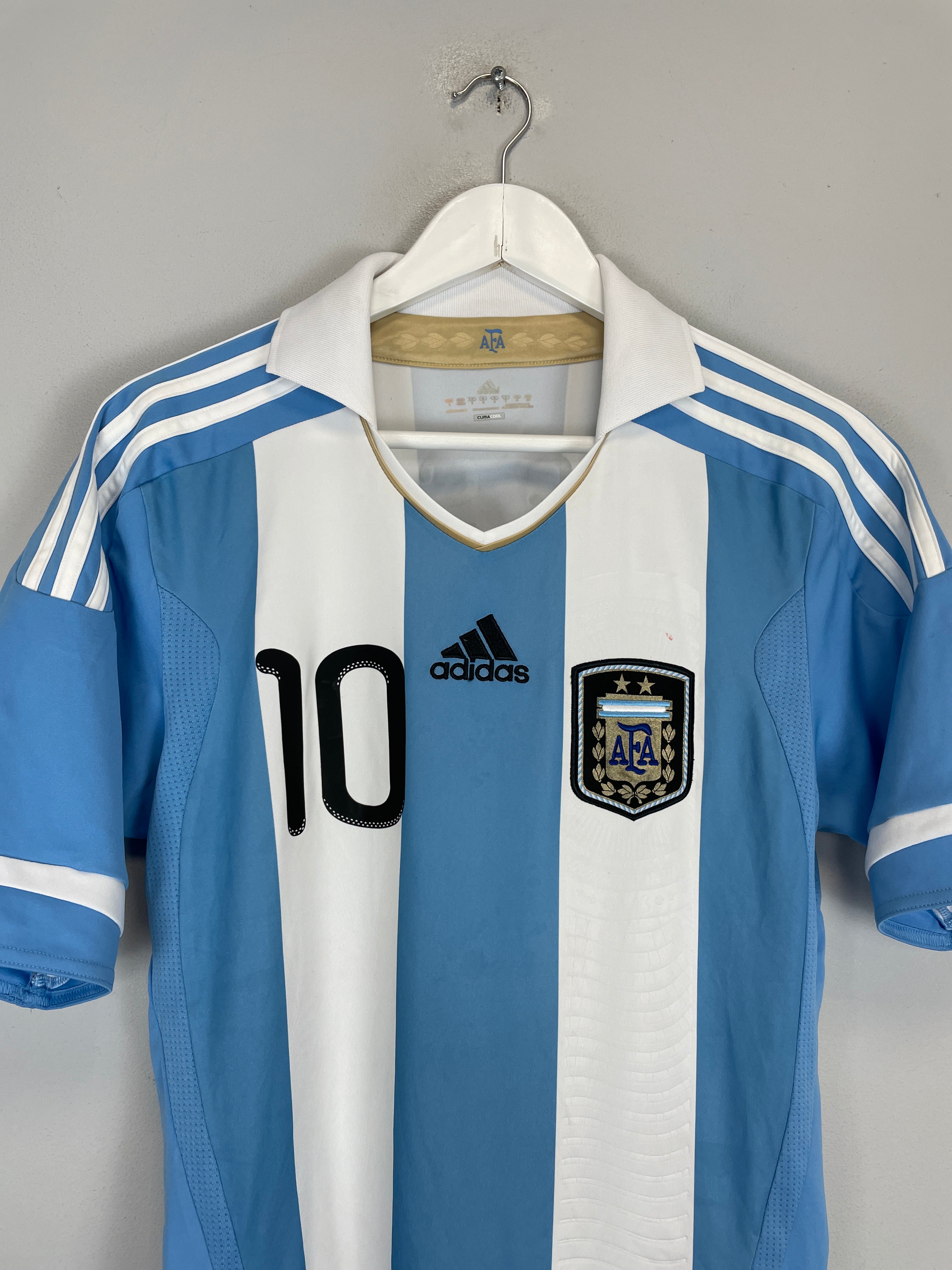 Shop 2011/12 ARGENTINA MESSI #10 HOME SHIRT (S) ADIDAS, classic football shirts, vintage football shirts & retro soccer jerseys at Cult Kits