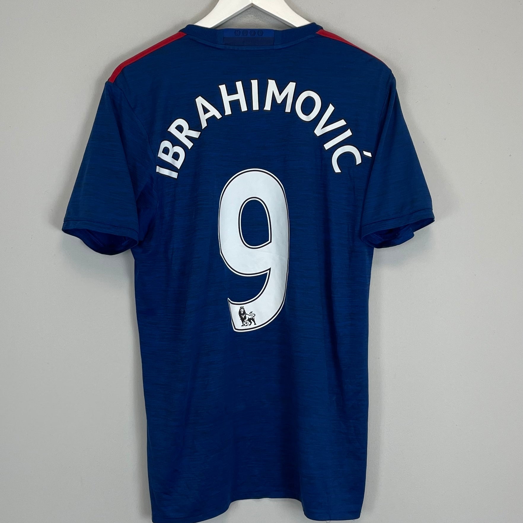 Shop 2016/17 MANCHESTER UNITED IBRAHIMOVIC #9 AWAY SHIRT (M) ADIDAS, classic football shirts, vintage football shirts & retro soccer jerseys at Cult Kits