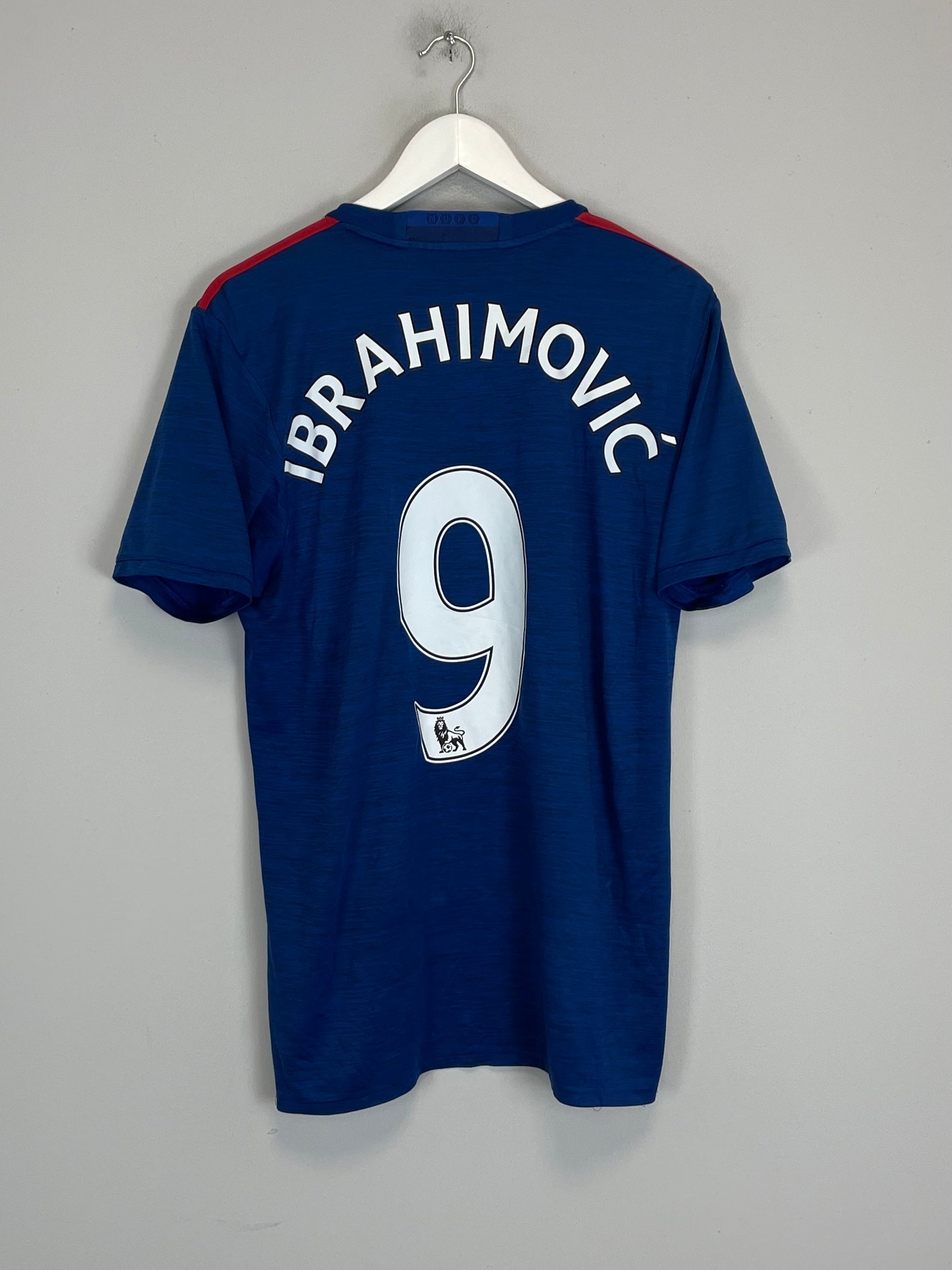 Shop 2016/17 MANCHESTER UNITED IBRAHIMOVIC #9 AWAY SHIRT (M) ADIDAS, classic football shirts, vintage football shirts & retro soccer jerseys at Cult Kits