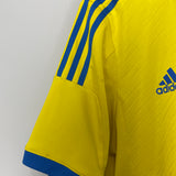 Shop 2016/17 SWEDEN #10 *PLAYER ISSUE* HOME SHIRT (M) ADIDAS, classic football shirts, vintage football shirts & retro soccer jerseys at Cult Kits