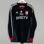 Shop 2012/13 ESTUDIANTES VERON #11 L/S AWAY SHIRT (XL) ADIDAS, classic football shirts, vintage football shirts & retro soccer jerseys at Cult Kits