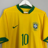 2006/08 BRAZIL RONALDINHO #10 HOME SHIRT (XL) NIKE