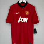 Shop 2013/14 MANCHESTER UNITED V.PERSIE #20 *BNWT* HOME SHIRT (L) NIKE, classic football shirts, vintage football shirts & retro soccer jerseys at Cult Kits