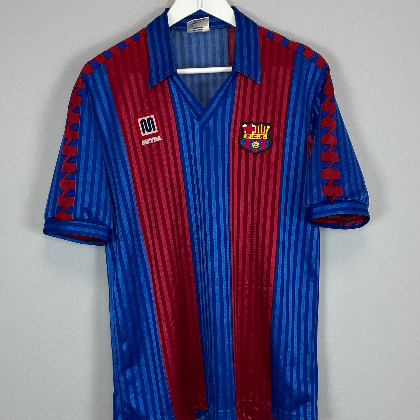 Shop 1989/92 BARCELONA HOME SHIRT (M) MEYBA, classic football shirts, vintage football shirts & retro soccer jerseys at Cult Kits
