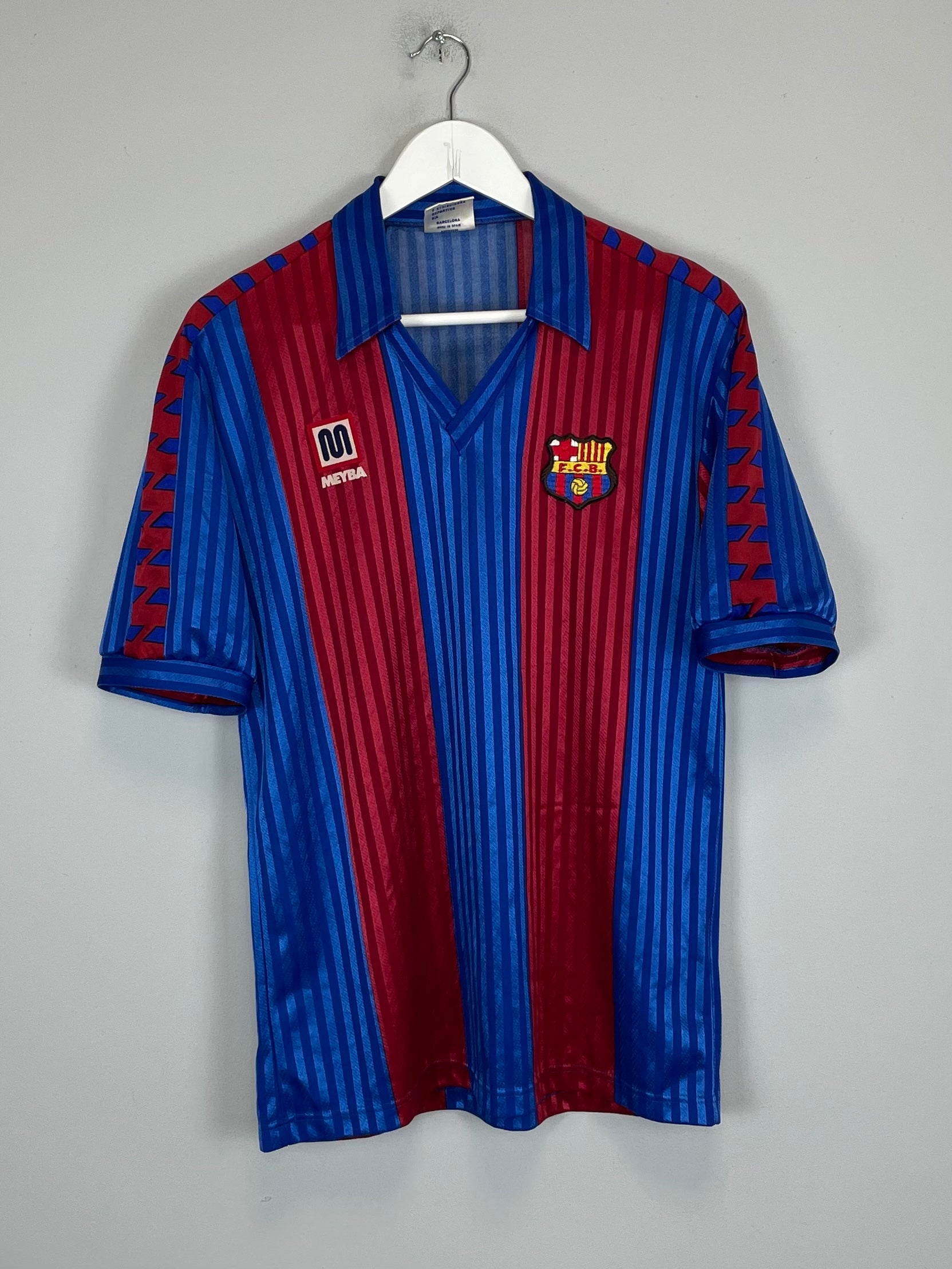 Shop 1989/92 BARCELONA HOME SHIRT (M) MEYBA, classic football shirts, vintage football shirts & retro soccer jerseys at Cult Kits