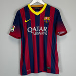 Shop 2013/14 BARCELONA MESSI #10 HOME SHIRT (S) NIKE, classic football shirts, vintage football shirts & retro soccer jerseys at Cult Kits