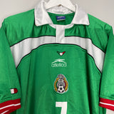 Shop 2000/01 MEXICO RAMIREZ #7 HOME SHIRT (XL) ATLETICA, classic football shirts, vintage football shirts & retro soccer jerseys at Cult Kits