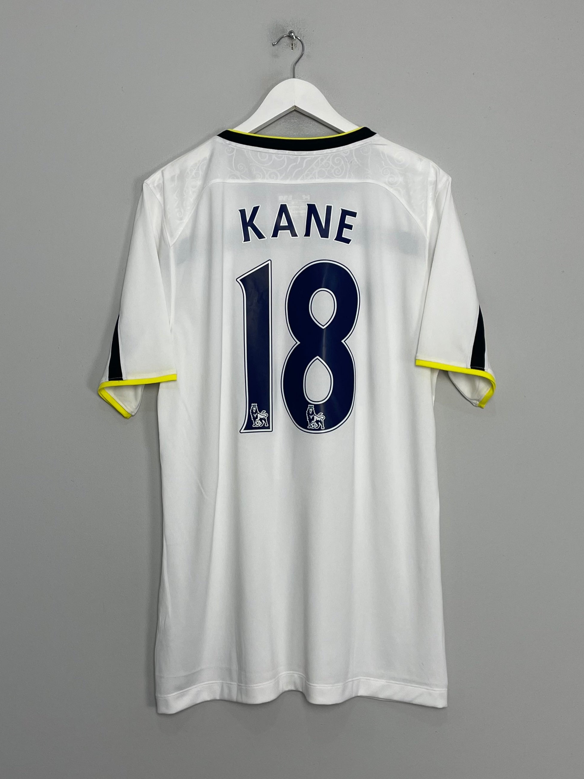 2014/15 TOTTENHAM KANE #18 HOME SHIRT (XL) UNDER ARMOUR