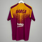 Shop 2015/16 BARCELONA TRAINING SHIRT (L) NIKE, classic football shirts, vintage football shirts & retro soccer jerseys at Cult Kits