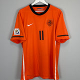 Shop 2010/11 NETHERLANDS ROBBEN #11 HOME SHIRT (XL) NIKE, classic football shirts, vintage football shirts & retro soccer jerseys at Cult Kits